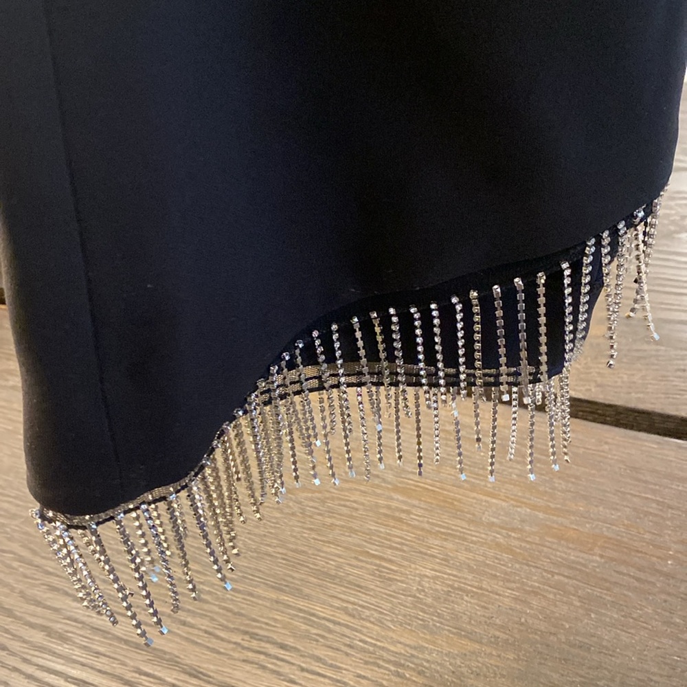 Zara black rhinestone mini skirt - Picture 5 of 6